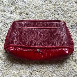 Elegant Red Leather Brighton Women's Bag